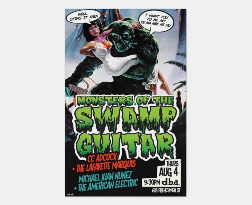 CC Adcock Swamp Thing Poster