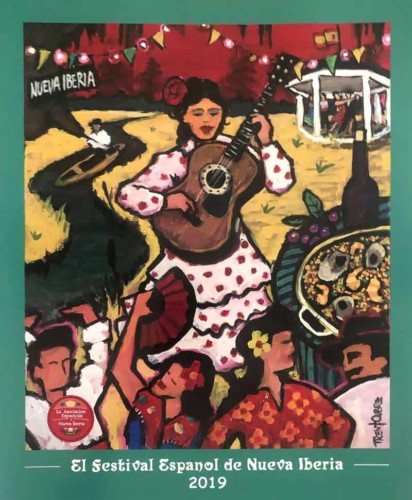 2019 New Iberia Spanish Festival Poster