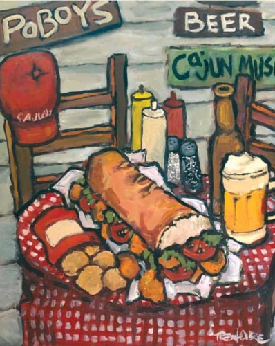 2019 Acadiana Poboy Festival Painting