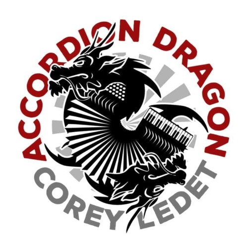 Accordion Dragon Corey Ledet - Logo
